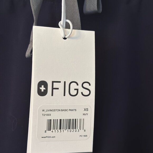 Navy XS NEW! Livingston Basic Scrub Pants - Picture 4 of 5